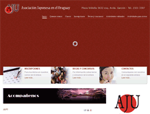 Tablet Screenshot of aju.org.uy